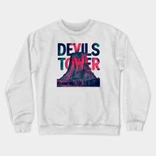 Mystic Devils Tower, Wyoming Crewneck Sweatshirt